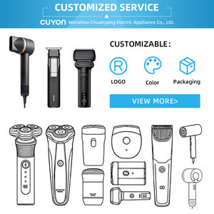 Kits de toilettage complets Cuyon pour la coupe des poils de la <span class=keywords><strong>moustache</strong></span>, du nez, des oreilles, du visage et du corps, tondeuses et rasoirs sans fil étanches - Product Image 5