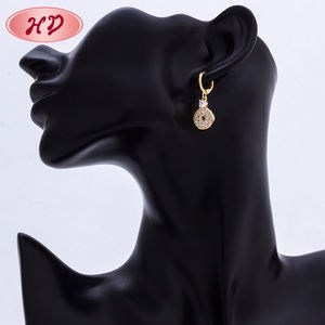 Moda Popular de lujo de 3 unidades conjunto de joyas 18 K oro Plaetd austriaco conjunto de joyas para mujeres joyería de la boda - Product Image 5