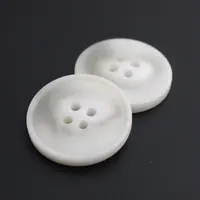 Polyester Button Polyester Button White And Black Color 25mm Polyester Resin Button