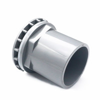 Raccord de fond en PVC pour aquarium, connecteur de drain, filtre à eau pour aquarium, bassin à poissons et étang (tailles 20mm-50mm)