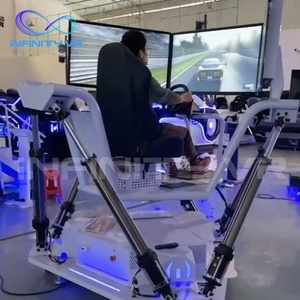 InfinityVR Parque Temático 9D Vr Car Racing <span class=keywords><strong>Simulator</strong></span> Electric Ride On Car 6 Dof Motion Race Driving F1 Car Vr Race <span class=keywords><strong>Simulator</strong></span> - Product Image 2