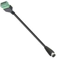 Reiner kupfer grüner 5p-Anschluss an Mini DIN 8Pin S-Video-Daten stromkabel