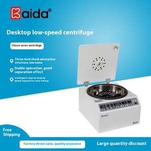 Centrífuga de laboratório de baixa velocidade <span class=keywords><strong>Kaida</strong></span> KL02A adaptável a tubos 5ml/7ml/10ml para departamento de inspeção - Product Image 3
