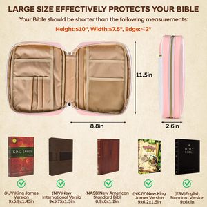 Estuche para Biblia de Alta Calidad, Bolsa de Transporte para Libros, Bolsa de Iglesia, Protectora para Biblia con Asa - Product Image 2