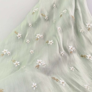 2025 mới nhỏ hoa voan thêu vải - Product Image 4