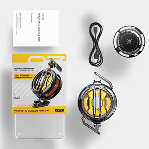 Meilleur mini refroidisseur magnétique <span class=keywords><strong>rechargeable</strong></span> pour téléphone portable Refroidisseur de jeu pour téléphone portable avec ventilateur de refroidissement Support pour téléphone portable - Product Image 5