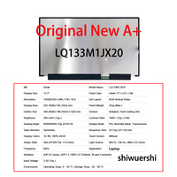 شاشة LCD أصلية جديدة مقاس 13.3 بوصة بدقة 1920*1080 EDP 30pins طراز LM133LF6L02 N133HCE EN2 GT3 LQ133M1JX20 B133HAN06.8 NE133FHM N56 E7A