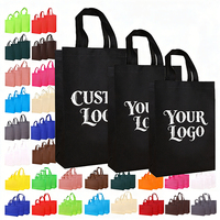 Sacs cadeaux non tissés transfrontaliers Yiran, sacs de shopping personnalisés avec logo imprimé, sacs de shopping réutilisables personnalisés