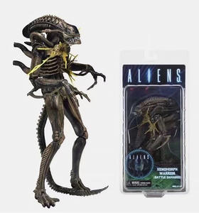 NECA Aliens 7 "Scale Series 12 Xenomorph Alien Action Figure Warrior Blue (Battle Damaged) Private Jenette <span class=keywords><strong>Vasquez</strong></span> - Product Image 4