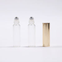 Flacon d'échantillon de parfum en gros 7ml 10ml 15ml, flacon roll-on pour huile essentielle, flacon de parfum à double bille roulante