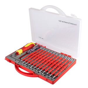 Weeks Insulated Screwdriver Set 20-40pcs Chrome Vanadium Steel Magnetic Industrial Repair Tool Kit Model 3017 - Product Image 5