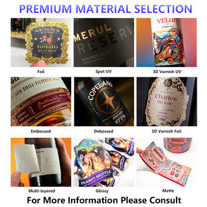 Individuelle Nahrungsergänzungsmittel-Etiketten Holographische Folie Ernährungsflasche Glas Kollagen Whey Protein Selbstklebende Holofoil-Aufkleber Verpackungsetiketten - Product Image 4