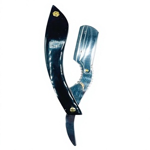Wholesale Professional Manual Straight <b>Razor</b> Shaving Folding <b>Razor</b> <b>Single</b> <b>Blade</b> Face/Body Custom Logo Sustainable Wooden Handle - Product Image 1