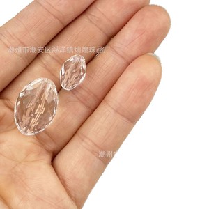Perles ovales en acrylique imitation jujube pour la création de bijoux, perles transparentes imitation cristal, 12 mm, 18 mm, 20 mm - Product Image 5