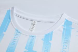 Kit de camisetas de fútbol para hombre, venta al por mayor, logotipo barato, Impresión de descarga personalizada, camiseta de entrenamiento Vintage, 100% poliéster, cuello en V rápido - Product Image 4