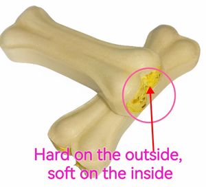 Grosir persediaan makanan hewan peliharaan Label pribadi gigi hewan peliharaan tulang kunyah anjing merawat anjing kunyah keras tahan lama alami - Product Image 2