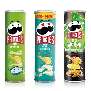 Wholesale Pringle Canned Snack Potato Chips Exotic Snack Potato Chips 110g