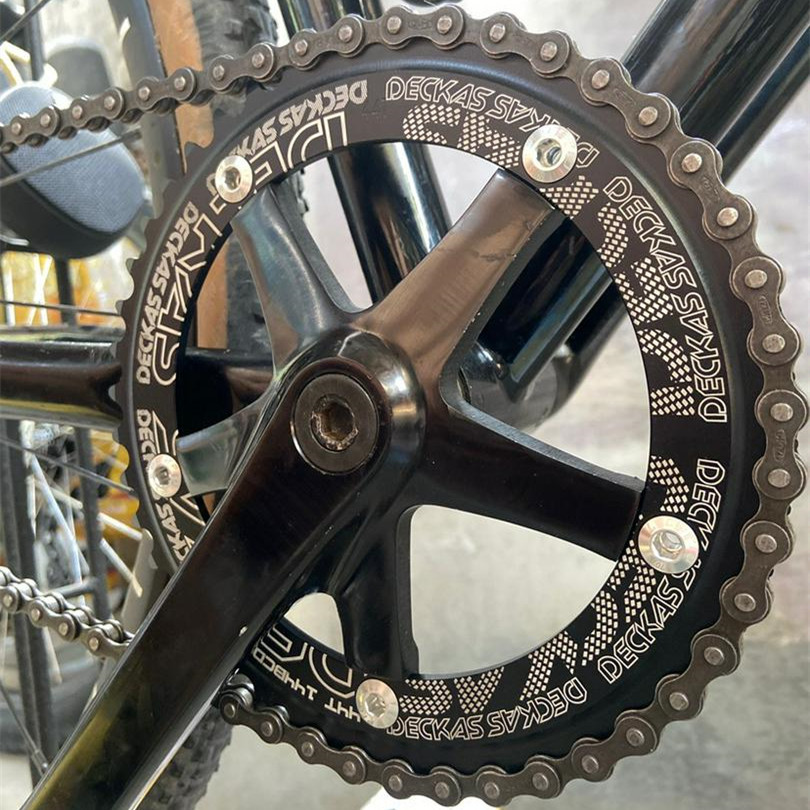 Deckas 144BCD Fixed Gear Track Bike Chain Ring 44T-58T - Aluminum