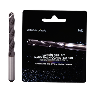 <b>Carbide</b> <b>Drill</b> <b>Bit</b> Nano TiAlN Coated 5xD For Stainless Steel And Superalloys - Product Image 2