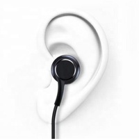 Earphone In-Ear Super Bass Tipe-C Berkualitas Tinggi untuk Note10/20/S20/S21 AKG IPX7 Tahan Air Kabel Nilon Kepang 1.2m