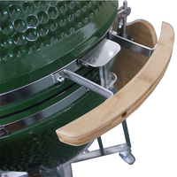 AUPLEX - Parrilla Kamado de Carbón para Exteriores, de Cerámica y Hierro, Estilo Coreano Moderno, de 21 Pulgadas, para Jardín, Barbacoa, Fiestas en el Patio Trasero