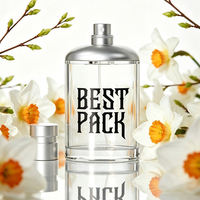 Flacons de parfum de créateur 100 ml, flacon de parfum arabe, flacon de parfum de luxe vide à vendre
