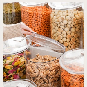 Bán buôn đa chức năng kim loại vòng hiển thị <span class=keywords><strong>Box</strong></span> cho siêu thị cho kẹo có thể thực phẩm Trái cây sấy khô Nut Carton Đóng Gói - Product Image 4