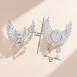 Butterfly Diamond <span class=keywords><strong>Bone</strong></span> Ash Gedenk schmuck Gedenk schmuck Mensch/Haustier/Haar und Asche Anhänger Schmuck - Product Image 3