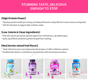 Meilleurs bonbons protéinés personnalisés gommeux regain d'énergie suppléments pré-entraînement bonbons protéinés - Product Image 3