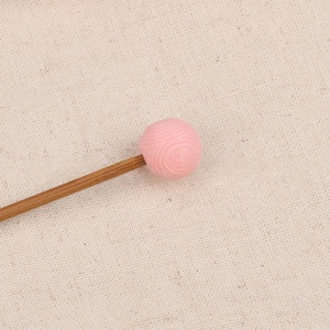 2PCS Haute Qualité Fil <span class=keywords><strong>Boule</strong></span> Forme Silicone <span class=keywords><strong>Aiguille</strong></span> à Tricoter Bouchon Top Point Protecteurs Aiguilles Fil Outils - Product Image 5