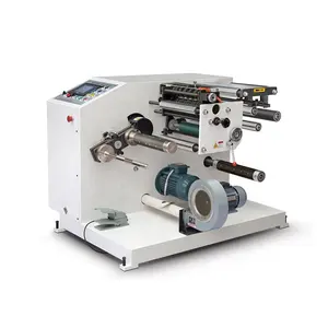 RTFQ-320D Label Turche Slitter Rewinder untuk Mesin Pemotong Plastik Busa Pita Sutra