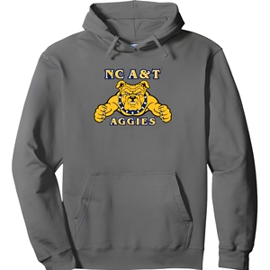 Sudadera con Capucha NCA&T, Sudadera Universitaria de los North Carolina A&T Aggies, Sudadera Informal de Forro Polar, Sudadera con Capucha de Manga Larga, Bolsillo Tipo Canguro - Product Image 1