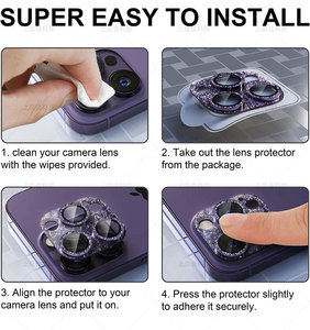 Lente di protezione della fotocamera Mobile in vetro temperato colorato per <span class=keywords><strong>iPhone</strong></span> <span class=keywords><strong>11</strong></span> 12 <span class=keywords><strong>Pro</strong></span> Max per <span class=keywords><strong>iPhone</strong></span> 13 modelli con <span class=keywords><strong>dimensioni</strong></span> 6.1 6.7 5.4" - Product Image 6