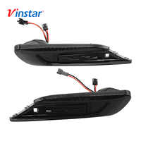 Dinamis asap mengalir pemindaian berurutan LED, penanda samping lampu repeater indikator sinyal belok untuk mini cooper F54 Clubman 2015-