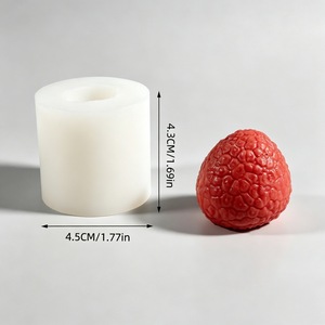 Lychee Shape Silicone <b>Mold</b> For Essential Oil Soap Making Customizable DIY <b>Candle</b> Kit - Product Image 2