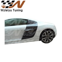 Adapté pour Audi R8 08-15, lame de porte latérale en fibre de carbone, accessoires extérieurs, style OEM, haute qualité