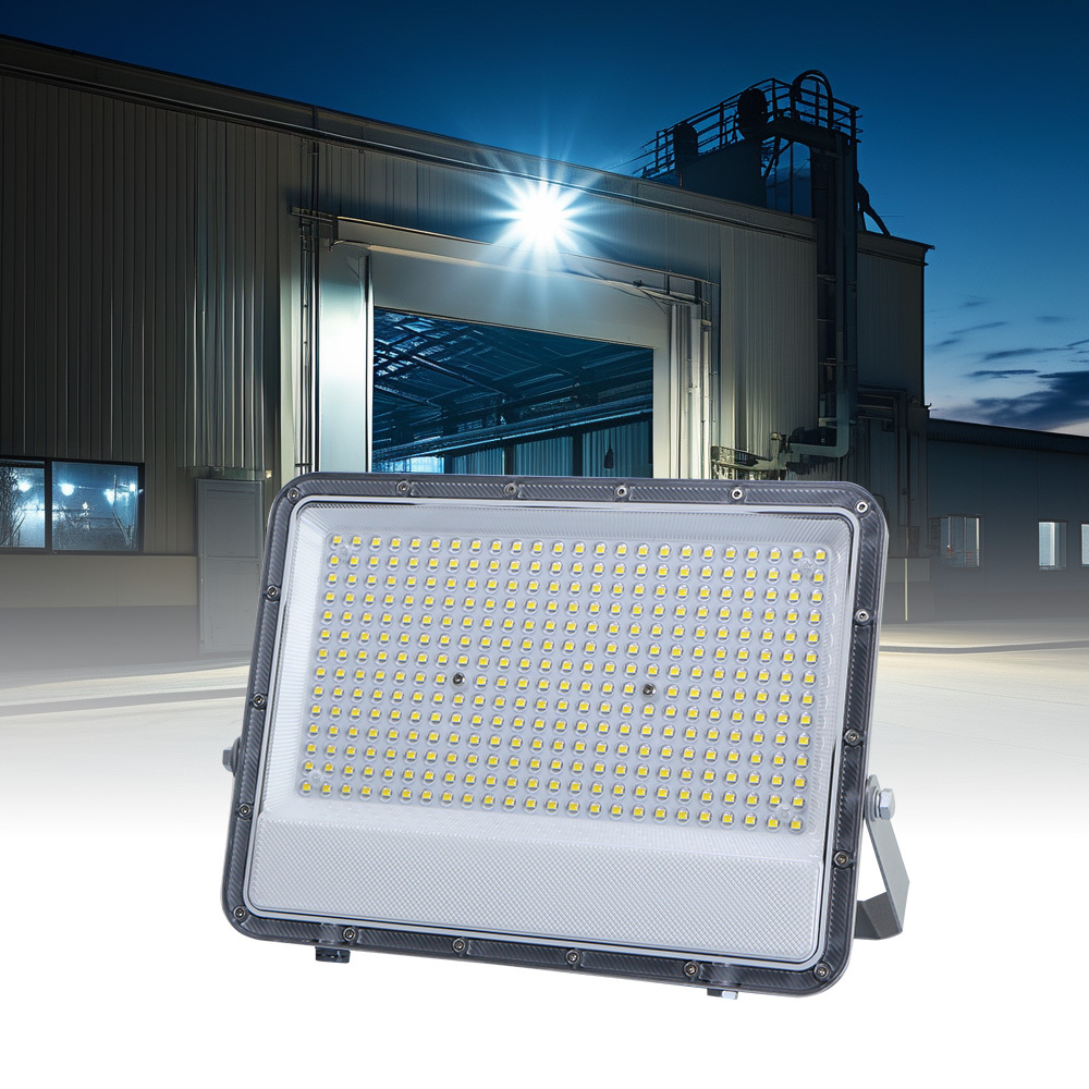 KCD IP65 Waterproof High-brightness Lens Building Wall Large Venue Lighting Outdoor 20w 30w 50w 100w 200w LED 3 in 1 Flood Light