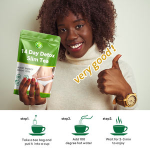 Thé minceur pour le ventre Clqq Organic 14 jours, plantes naturelles pour adultes, étiquette privée, détoxification du corps - Product Image 6