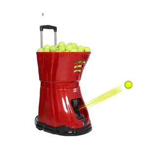 Programmeerbare Tennisbal Gooien Machine Voor Zelf Training Met Zowel Stekker In En Batterijen