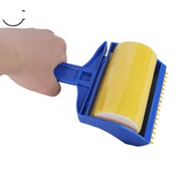 Wasch barer wieder verwendbarer klebriger Entferner Haars taub Kleidung Pet Mini Brush Removal Cleaner Trommel abdeckung Stoff Fussel rolle