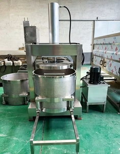 Máquina Exprimidora de Jugo de Frutas Industrial Hidráulica de Acero Inoxidable con Capacidad de 200 Kg y Sistema de Elevación - Product Image 5