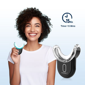 ชุดฟอกสีฟันไร้สายเกรดทางการแพทย์/ทันตกรรม พร้อมไฟ LED สีแดง/น้ำเงิน บำบัดด้วยแสง 15/10 นาที ตัวตั้งเวลาอัจฉริยะ ผลลัพธ์รวดเร็ว 10 นาที - Product Image 4