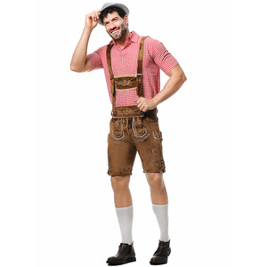 Costumi da Uomo per Halloween e Oktoberfest, Tradizionale Abbigliamento Tedesco Bavarese, Pantaloni da Uomo per <span class=keywords><strong>Cosplay</strong></span> della Birra - Product Image 4