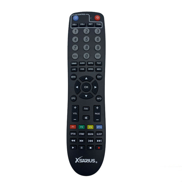 New Replacement Xsarius Linux Remote Control for Xsarius SNIPER HD+ PLUS OTT H.265 SET TOP BOX
