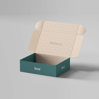 Boîte d'expédition en carton ondulé personnalisée, écologique et recyclable, pour l'expédition de vêtements et de produits d'e-commerce