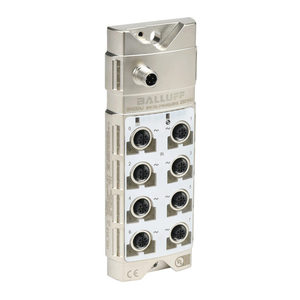 Módulo I/O Remoto de Alta Resolución Balluff BNI00AJ de 8 Puertos y 16 Bits, Hub IO-Link Analógico IP67, Sin Fuente de Alimentación Separada para Uso Industrial - Product Image 1