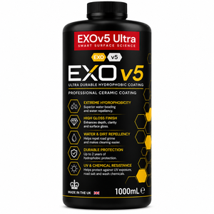 EXO v5 Ultra Revêtement Céramique 1000ml Protection Peinture Automobile Professionnelle Extrême Hydrophobe Haute Brillance Anti-Eau et Anti-Salissures Résistant aux UV - Product Image 1