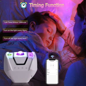 Projecteur d'étoiles intelligent pour la maison avec contrôle Alexa et application Galax, lampe à nébuleuse, océan et lune avec fonction musicale - Product Image 5