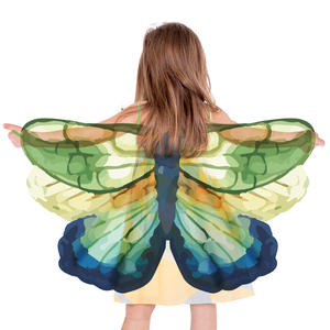 최신 성능 착용 아이의 카니발 밸리 댄스 서양 코스프레에 대 한 다채로운 이시스 날개 세트 어린이 나비 망토 - Product Image 5