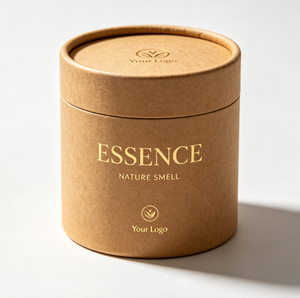 Scented Candle <b>White</b> Paper Tube Packaging Recyclable Cylindrical <b>Box</b> for Home Fragrance - Product Image 4